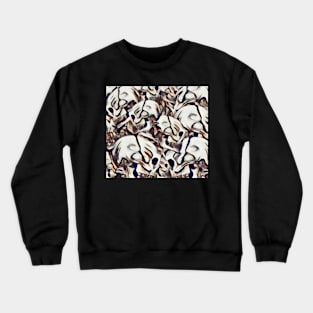 Skulls, skulls and skulls, with a sprinkling of skulls Crewneck Sweatshirt